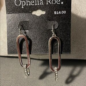 Ophelia Roe Silver Earrings